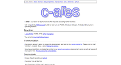 Desktop Screenshot of c-ares.haxx.se