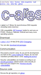Mobile Screenshot of c-ares.haxx.se
