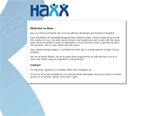 Tablet Screenshot of haxx.se